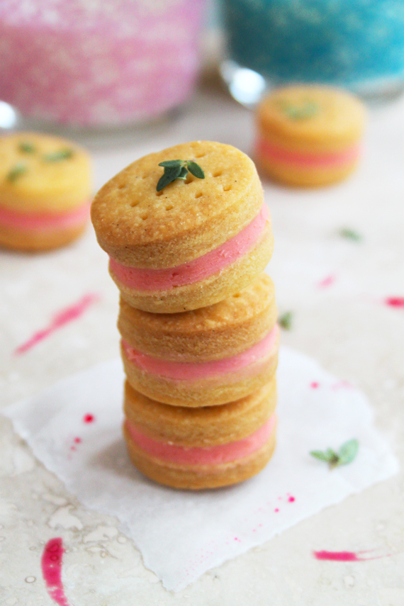 Rose Custard Creams