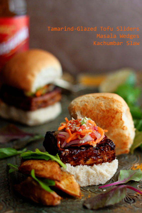 Tamarind Glazed Tofu Sliders