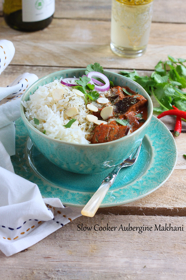 Slow Cooker Aubergine Makhani 