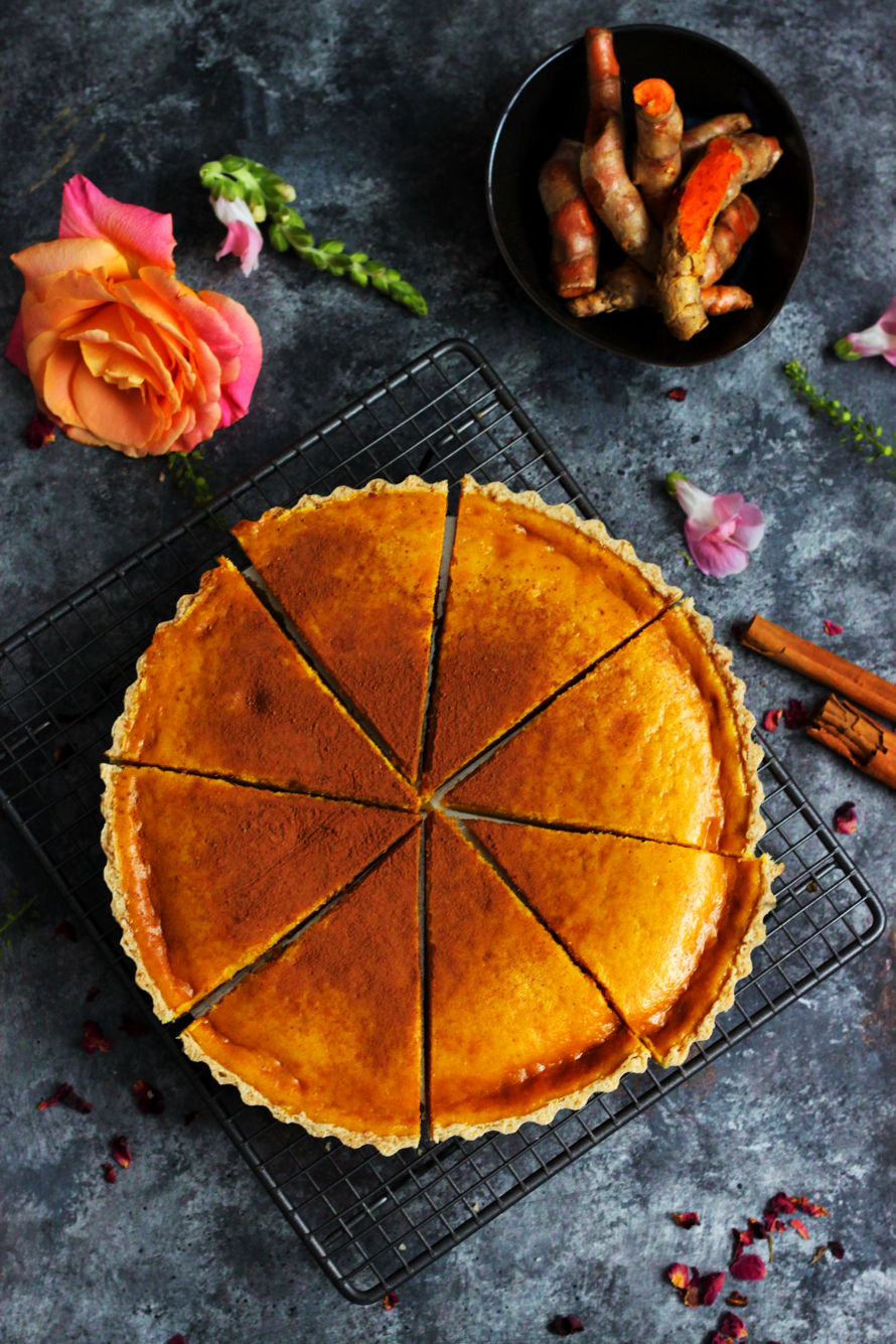 Turmeric Milk Tart