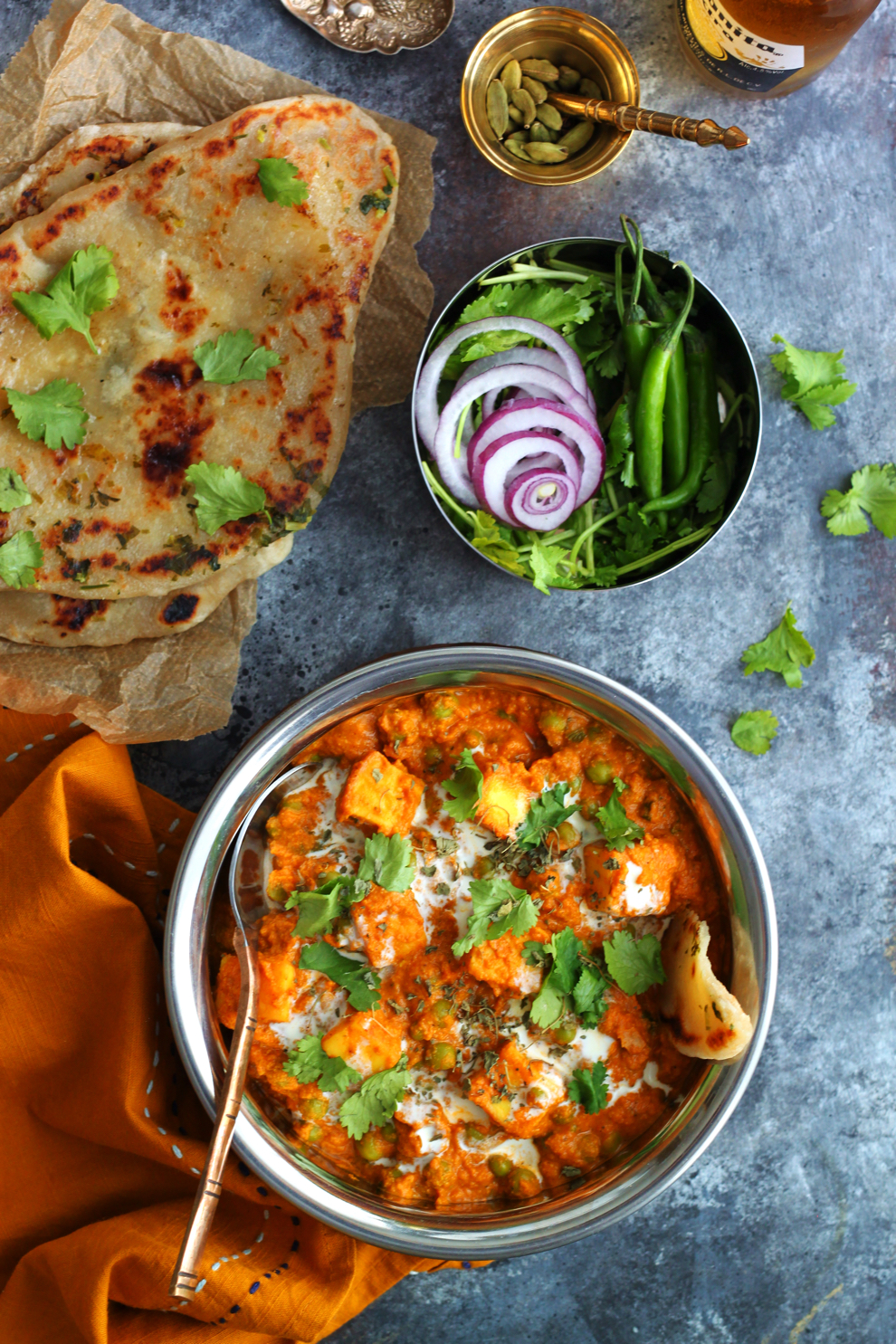 Creamy, Restaurant-Style Matar Paneer