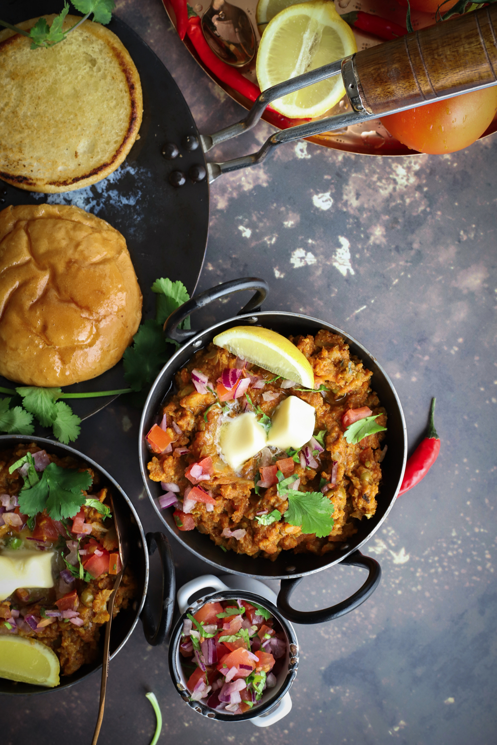 Melt-in-the-Mouth Butter Pau Bhaji