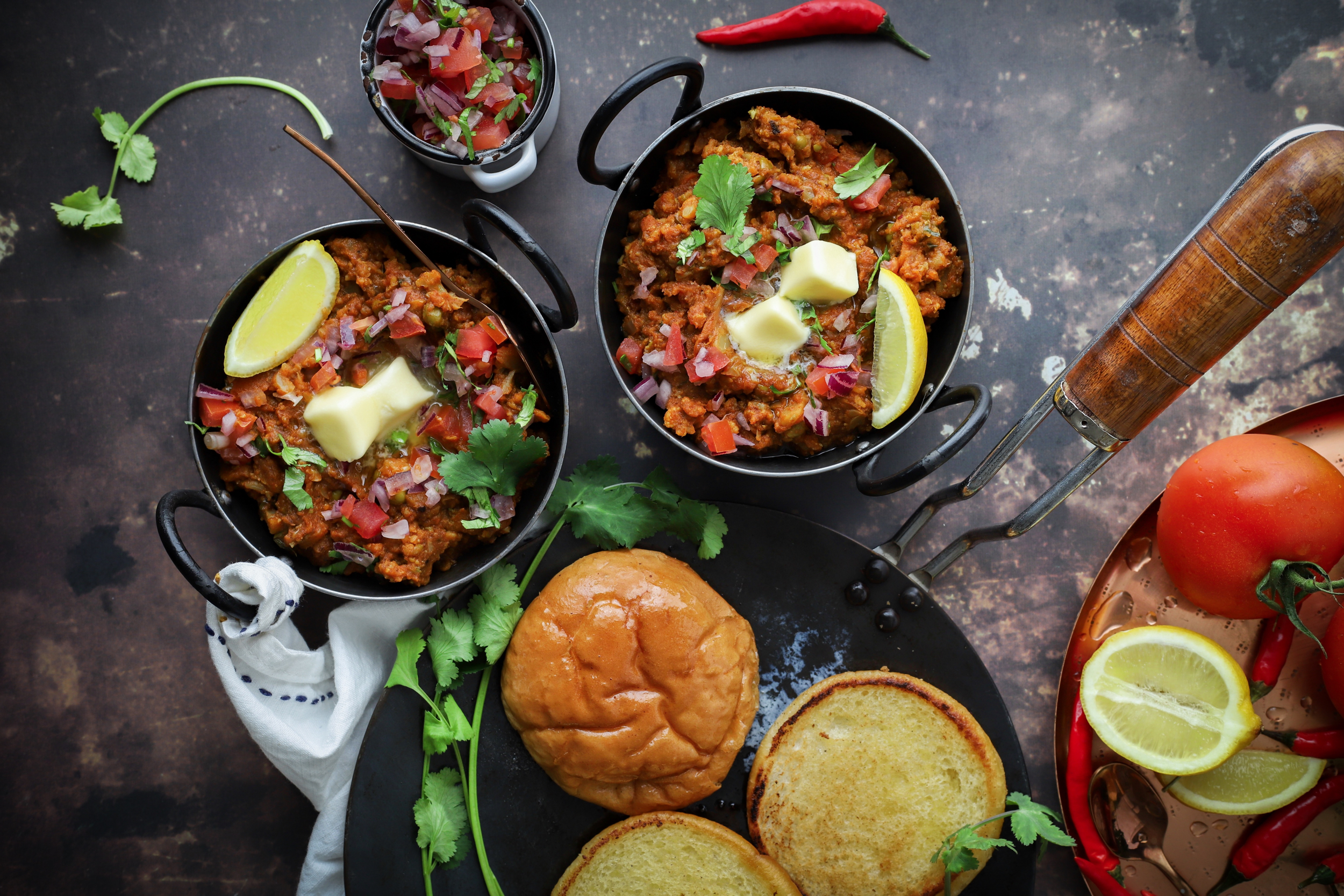 Melt-in-the-Mouth Butter Pau Bhaji