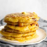 Chilli Corn Pancakes with Soy Sauce Caramel
