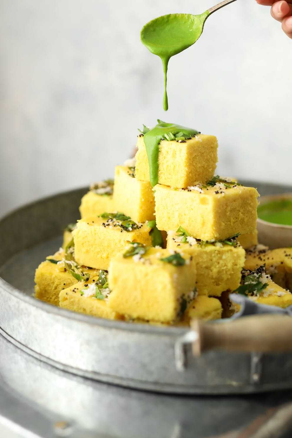 Khaman (Instant Chickpea Flour Dhokla)