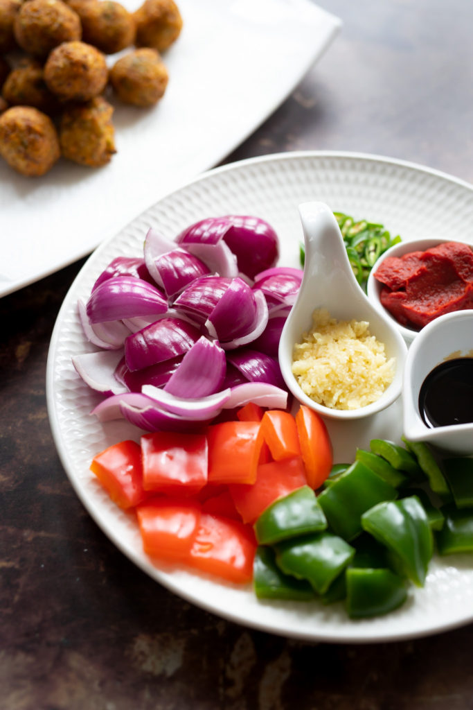 Ingredients for Manchurian sauce