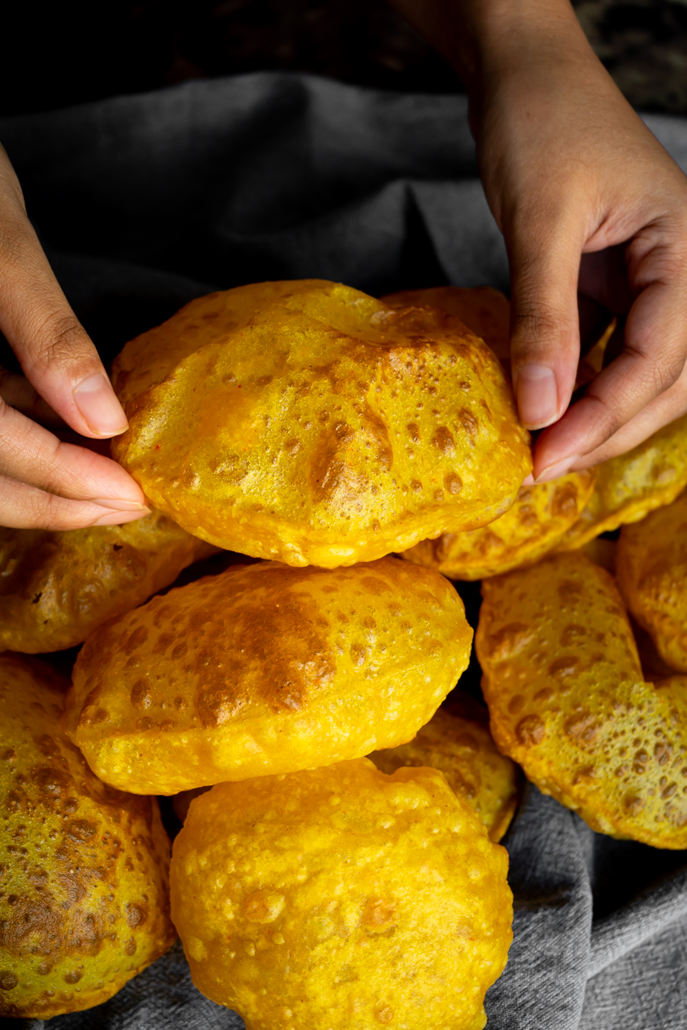 Puffy Masala Poori