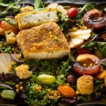 Amazing Crispy Paneer & Nectarine Salad Sanjana