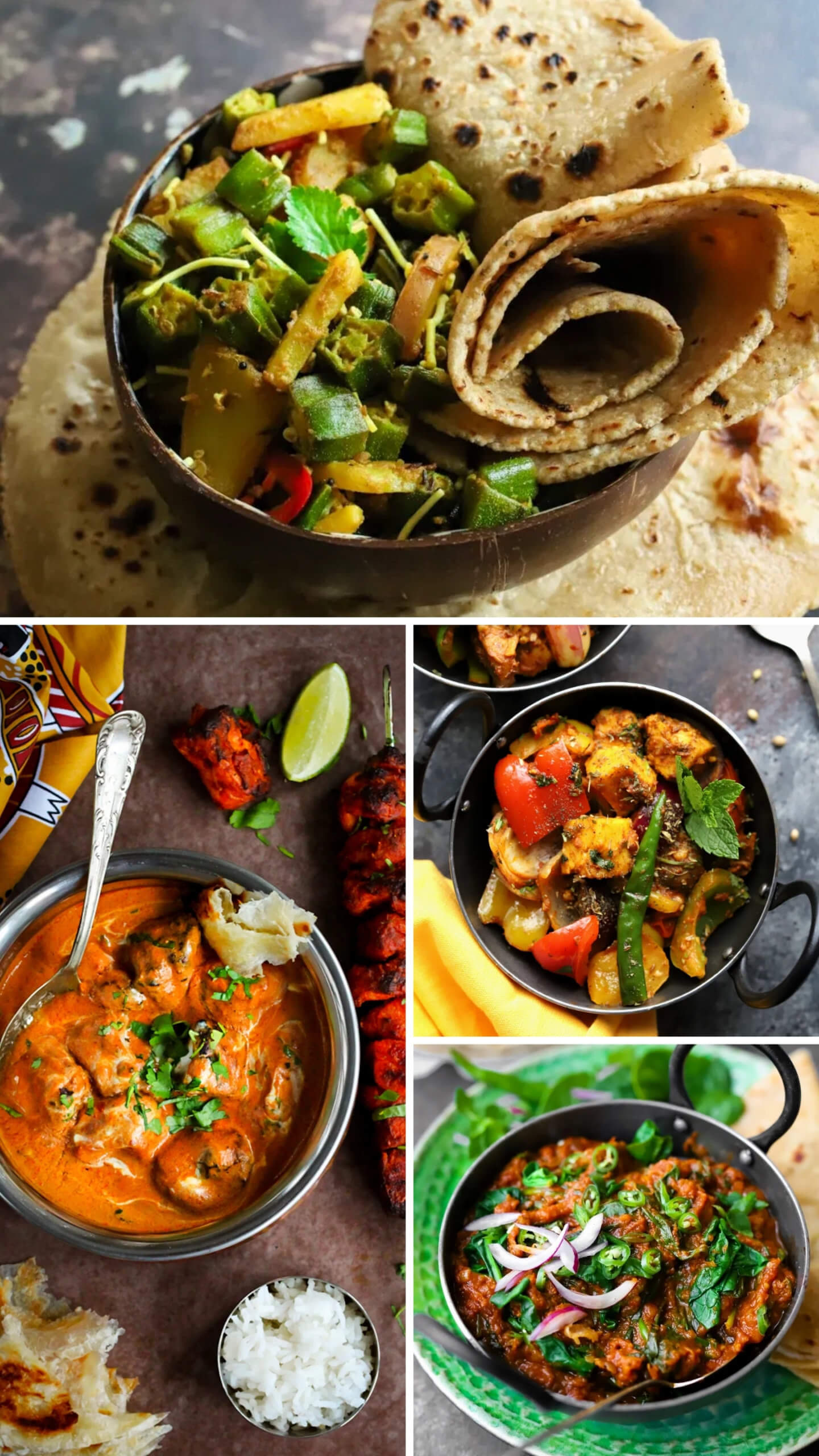 10 Easy Veg Curries for Roti