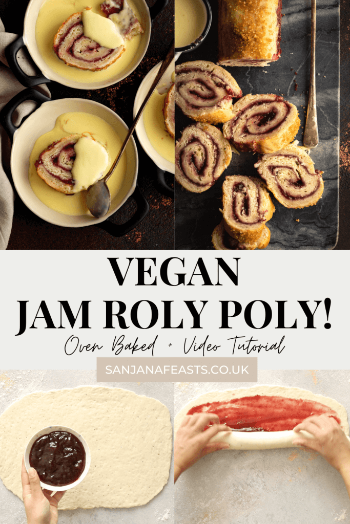 Vegan Jam Roly Poly recipe