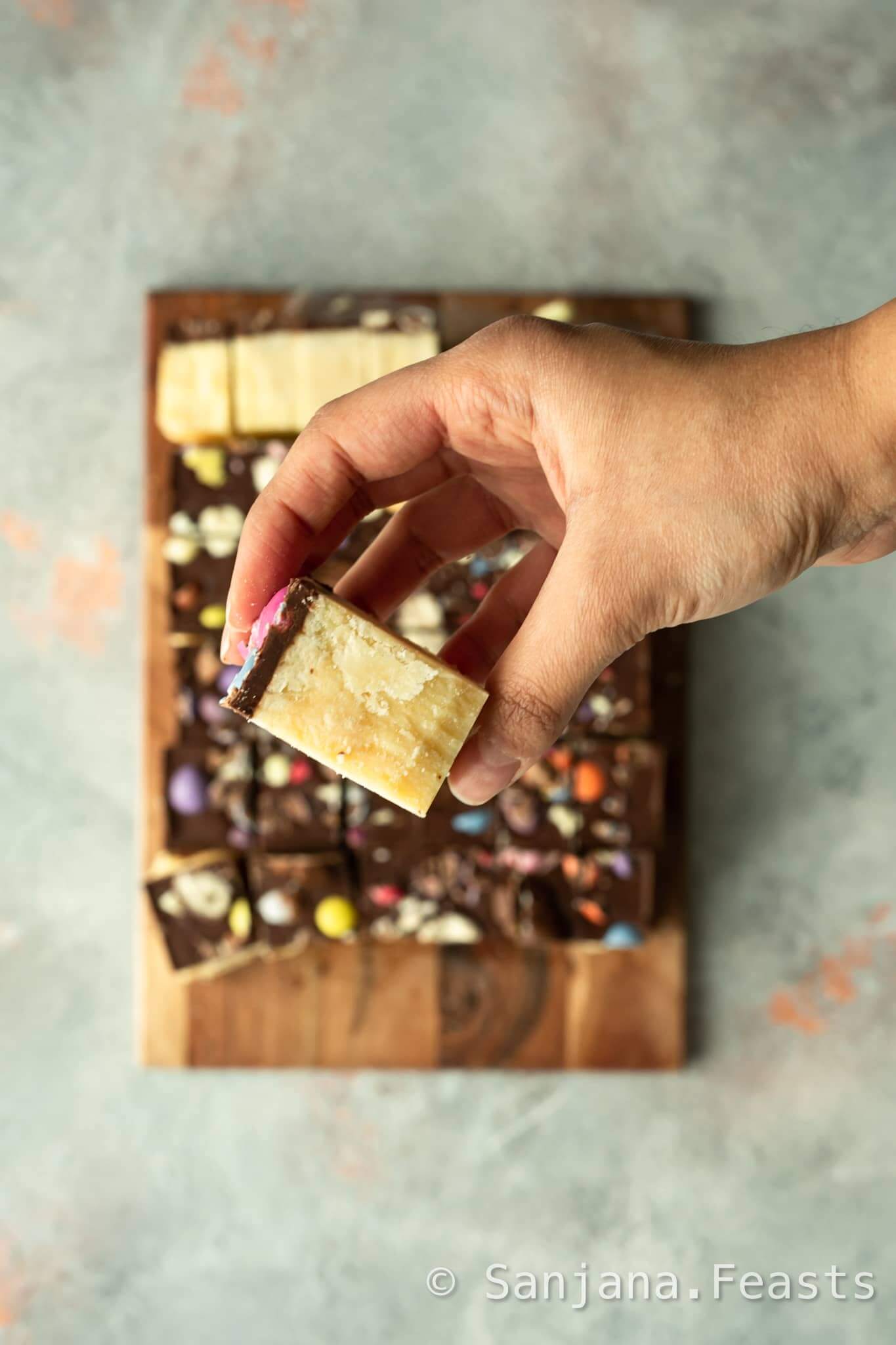 Chocolate Burfi homemade