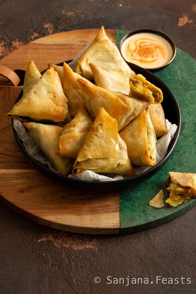 Air fried samosa recipe