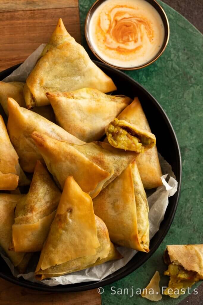 Air fried samosa recipe