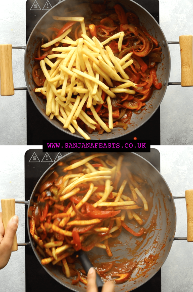Masala Chips or Jalfrezi chips