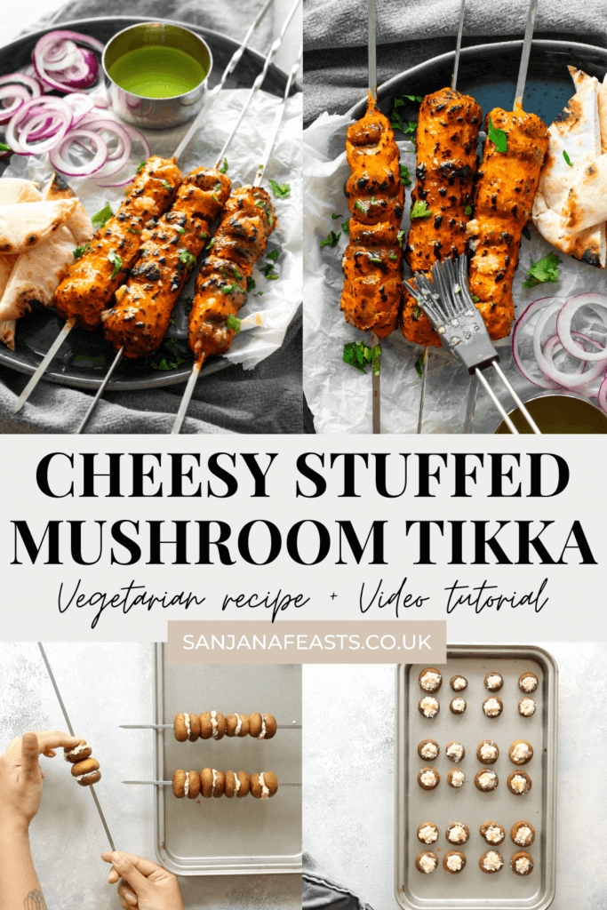 Tandoori Stuffed Mushroom Tikka