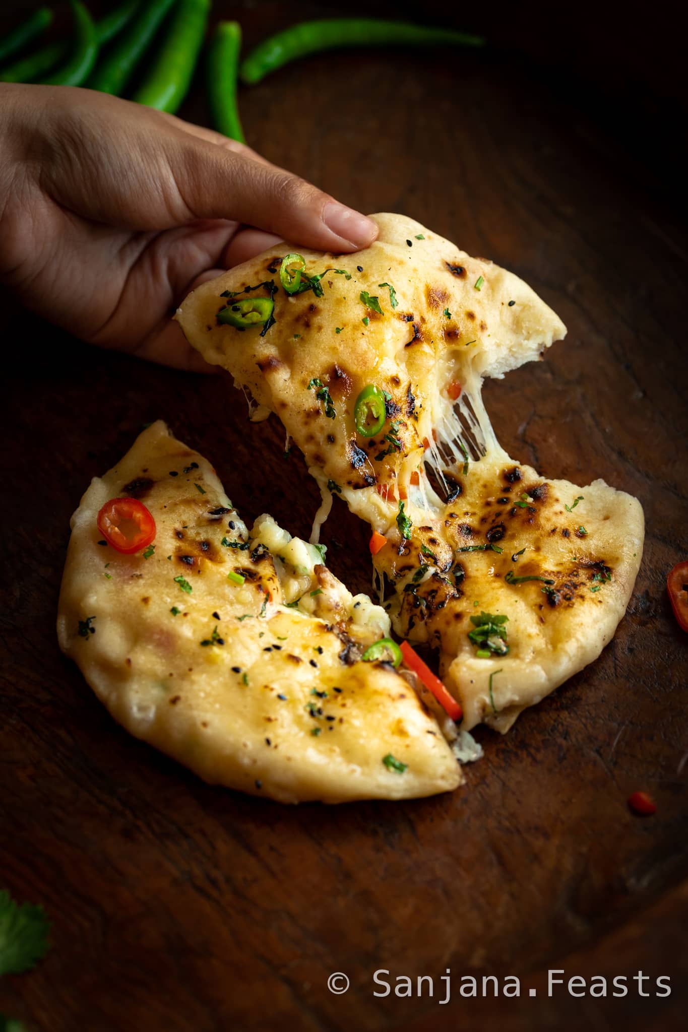 Bullet Cheese Naan