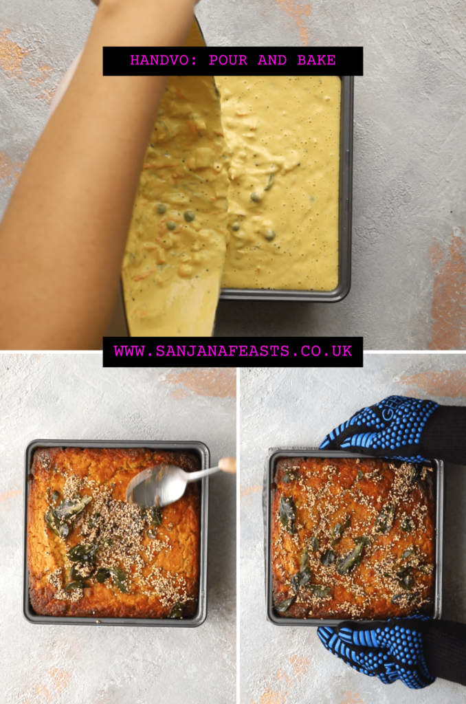 How to make handvo in the oven