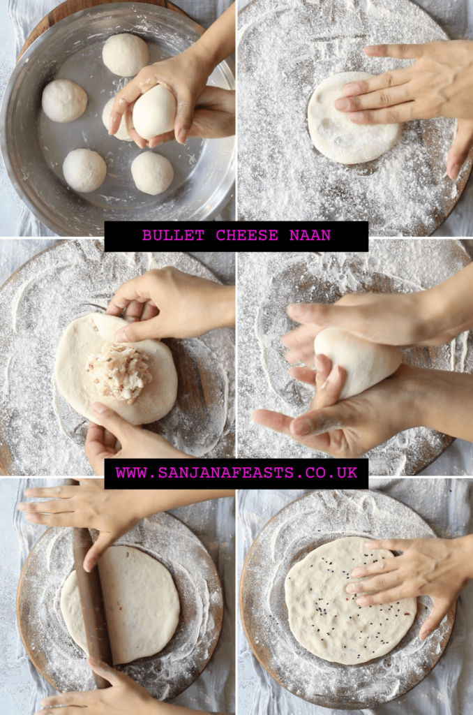 How to make stuffed naan