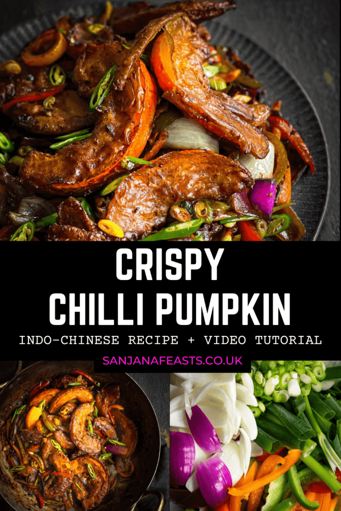 Indo-Chinese Crispy Chilli Pumpkin - Sanjana Feasts (1)