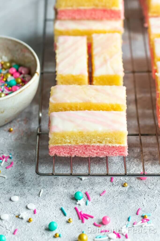 Retro british cakes angel cake
