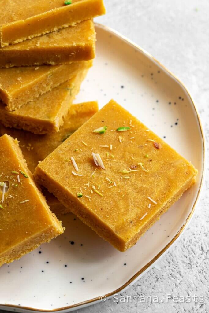 Besan Barfi recipe Indian sweet