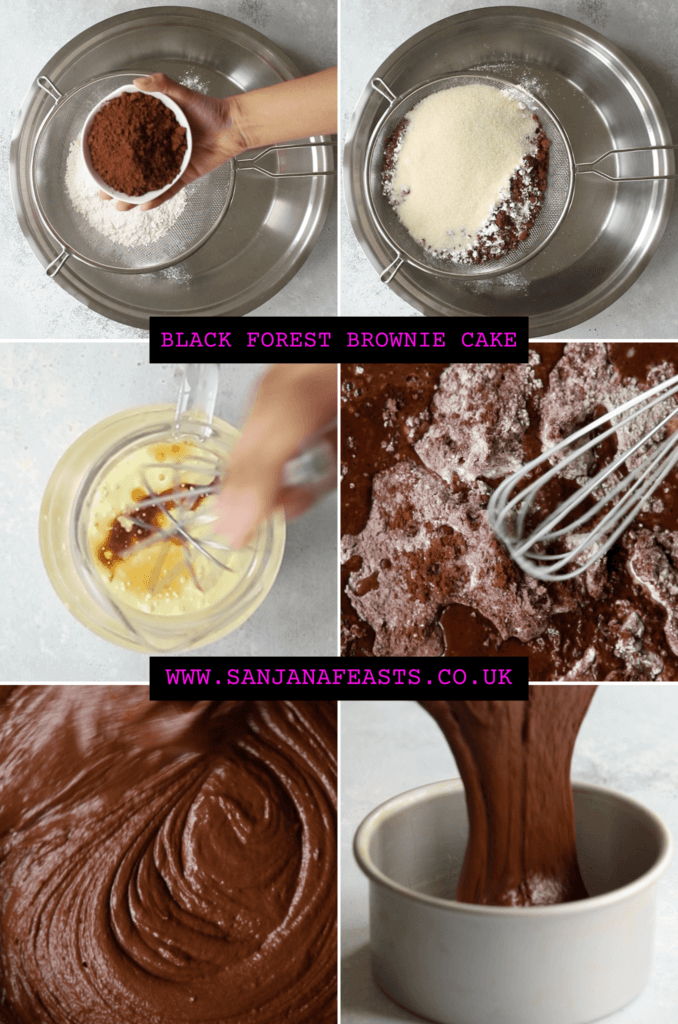 How to make eggless brownie cake mix recipe