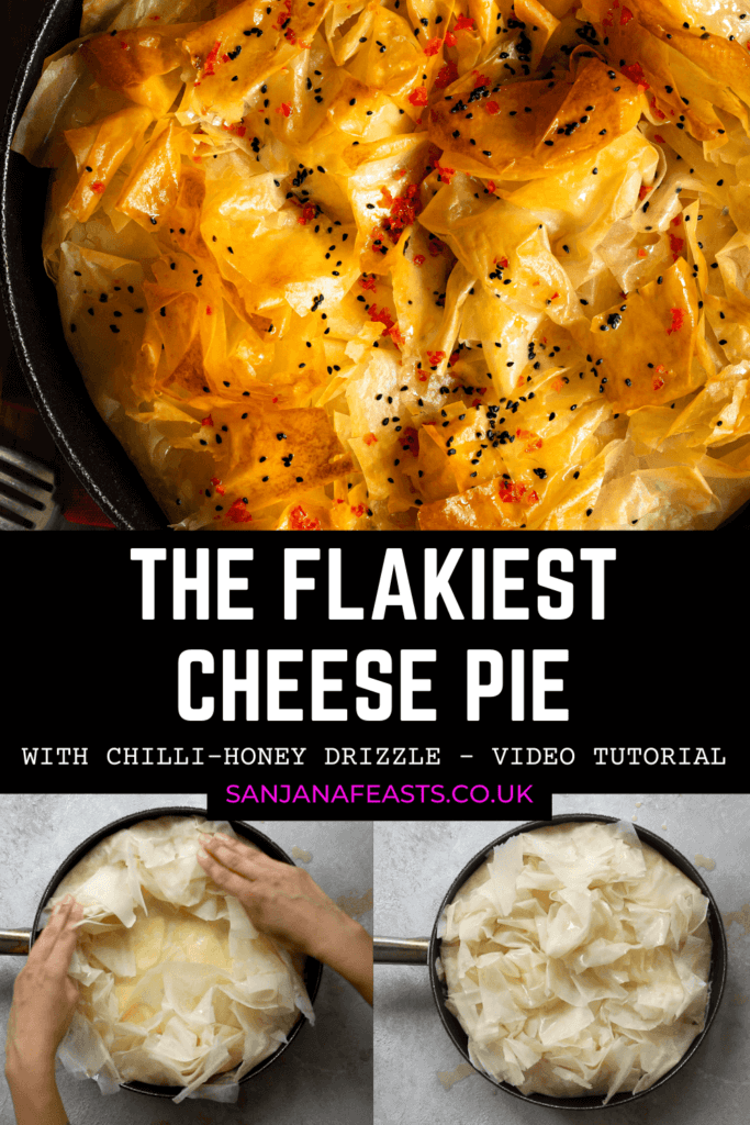 The flakiest cheese pie recipe Sanjana Feasts