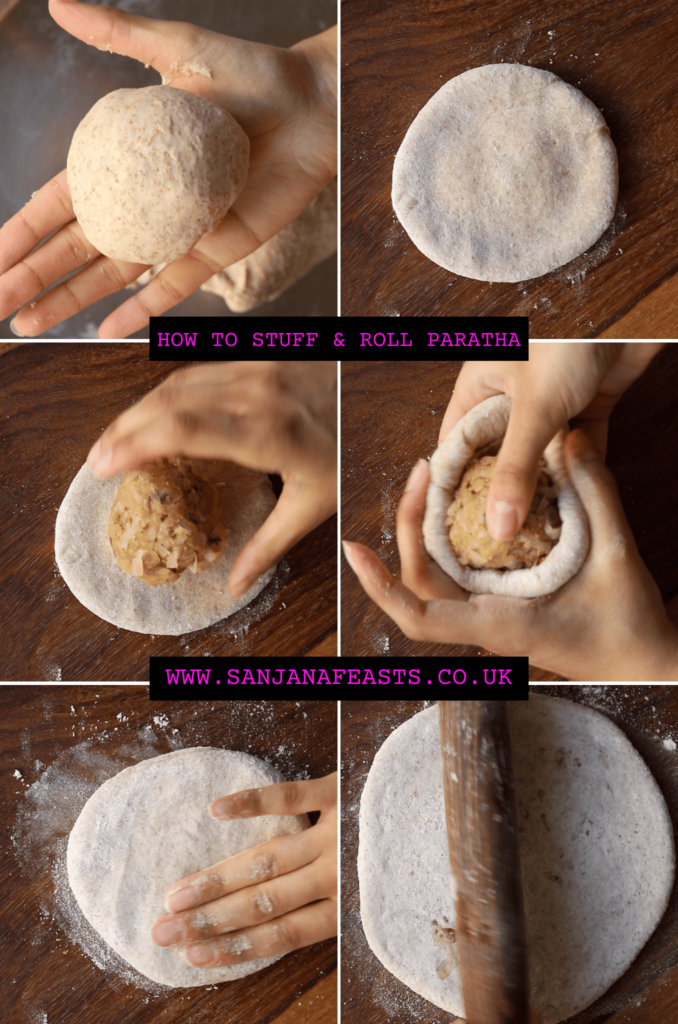 How to roll paratha