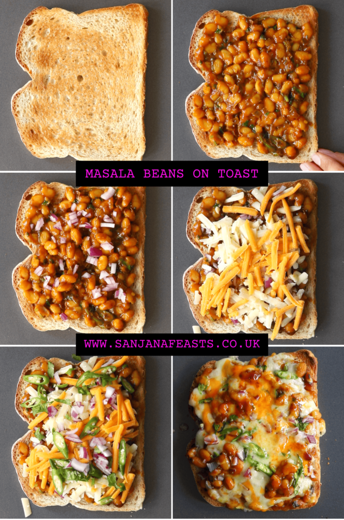 Indian Beans on Toast