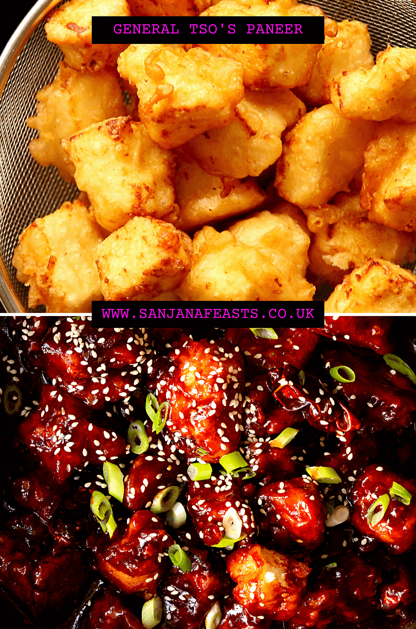 General Tso Paneer recipe crispy paneer