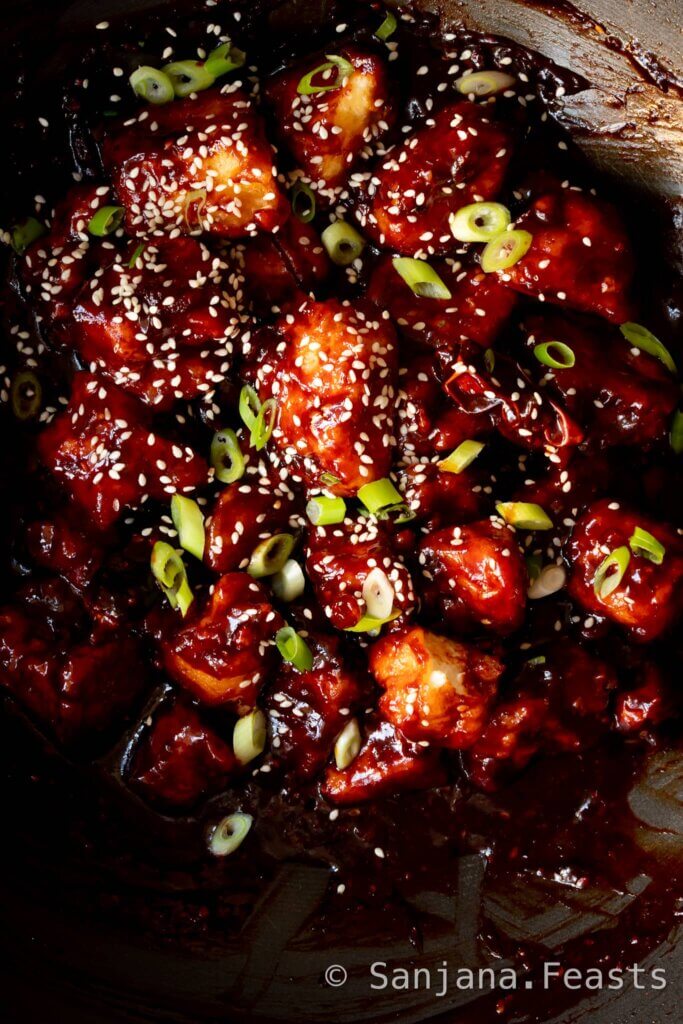 General Tsos Paneer recipe Indo chinese recipe