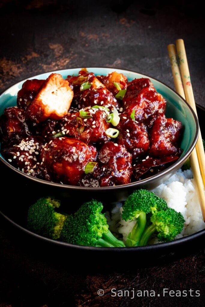 Paneer stir fry recipe General Tso Paneer