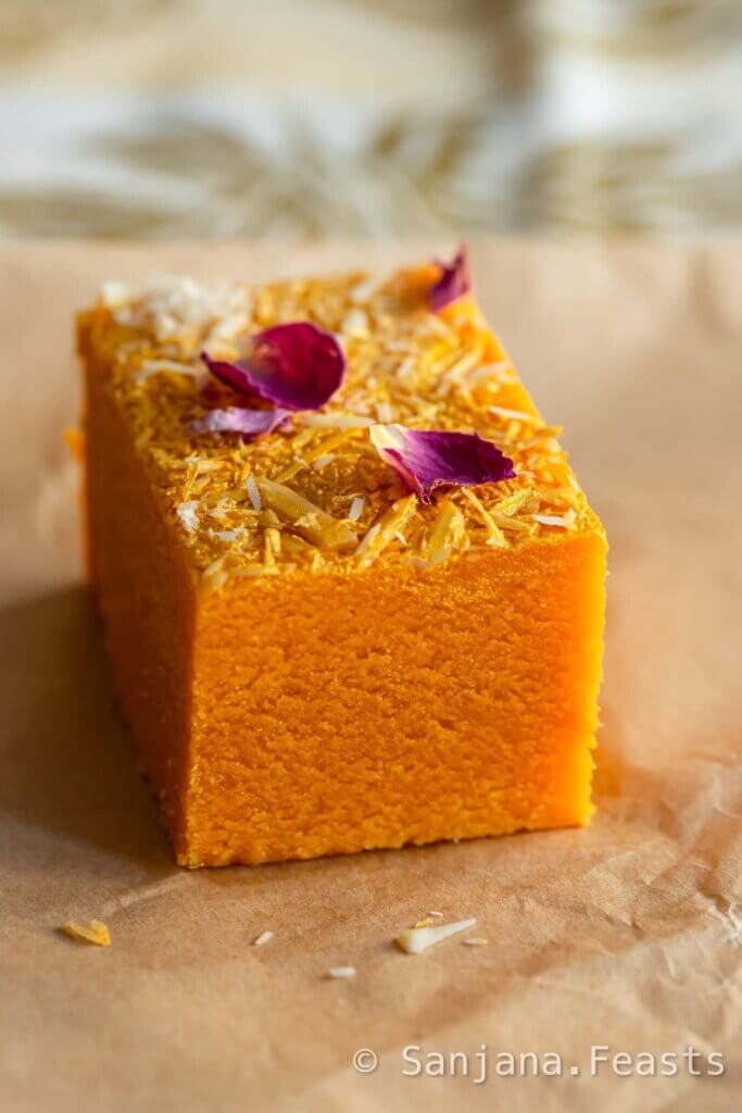 Mango burfi no condensed milk