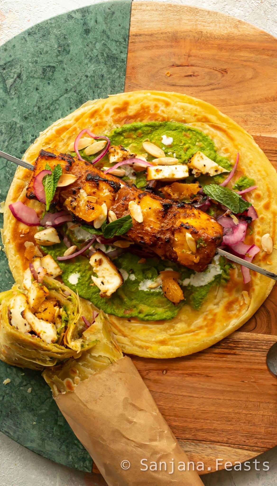 Saffron Laccha Paratha