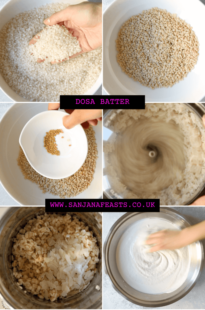 How to make dosa batter