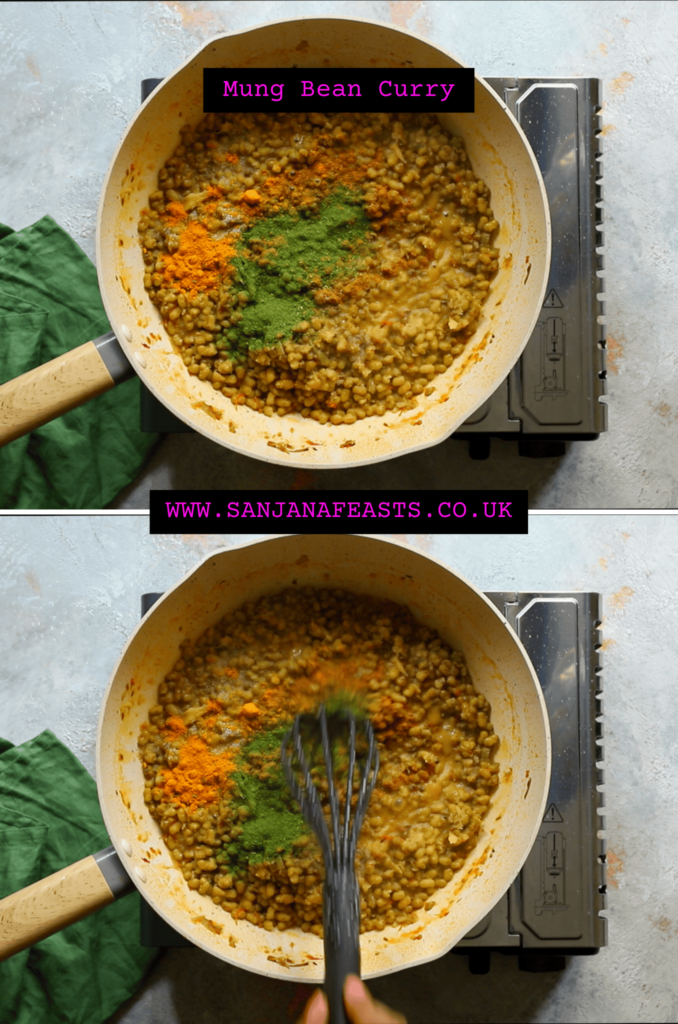 Ingredients for moong masala