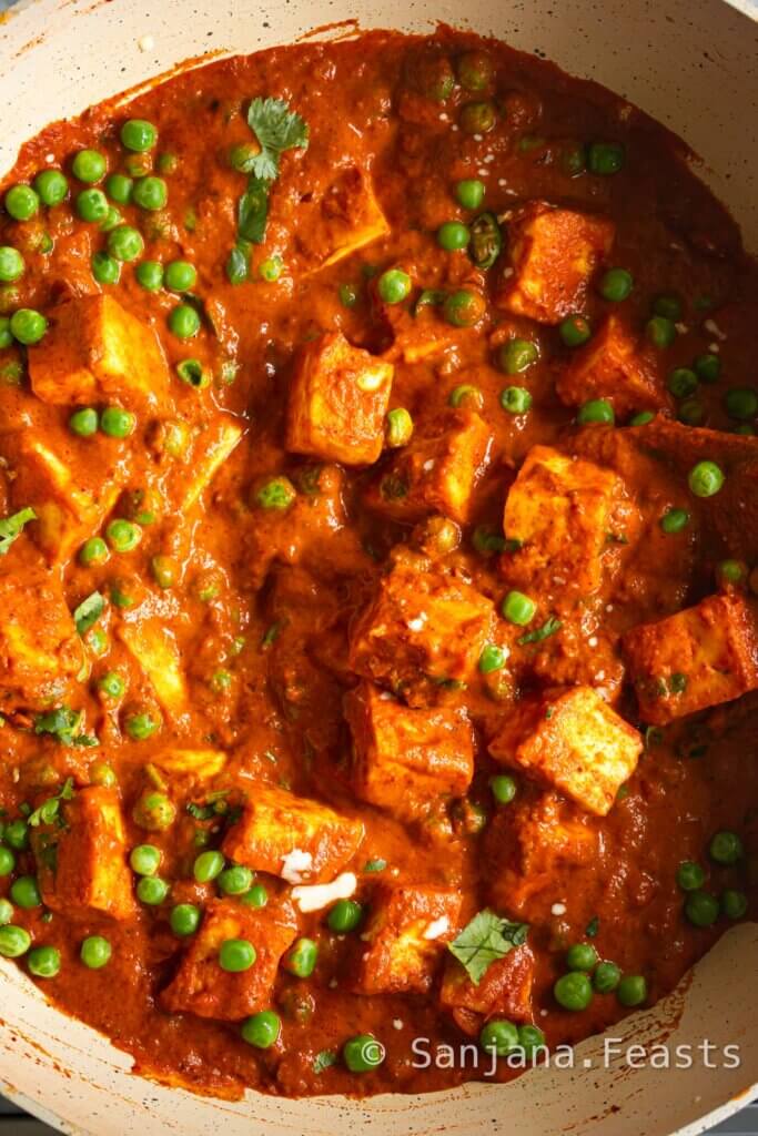 Matar Paneer recipe