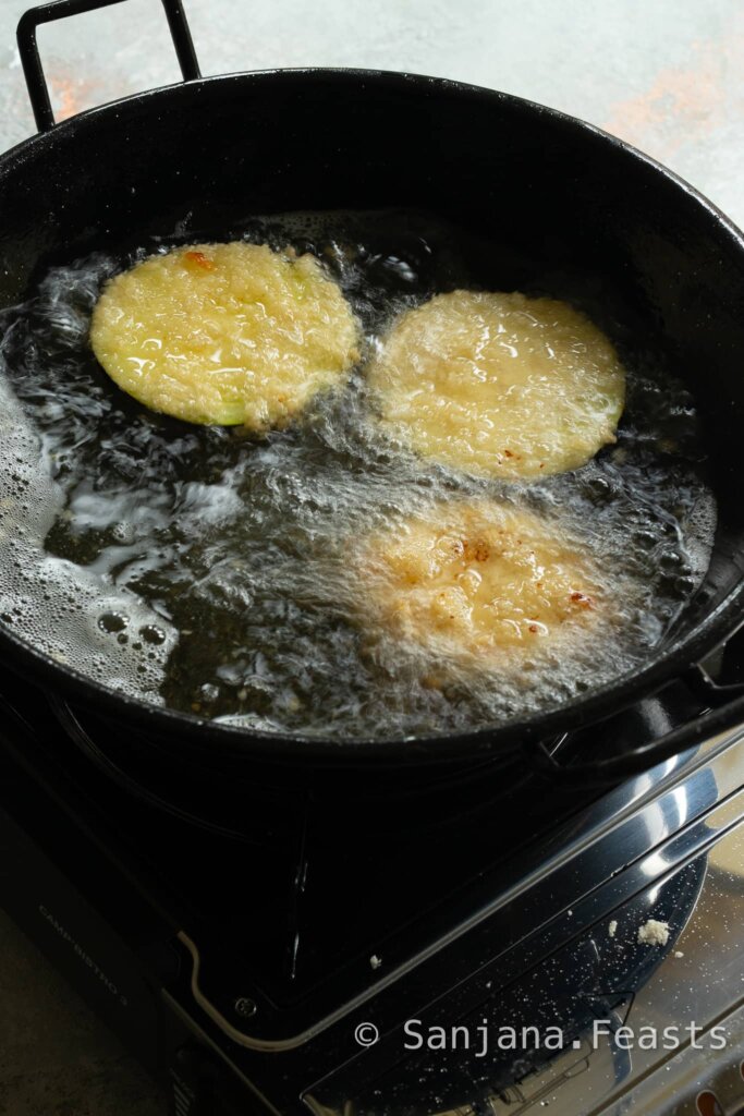 how to cook aubergines for katsu curry
