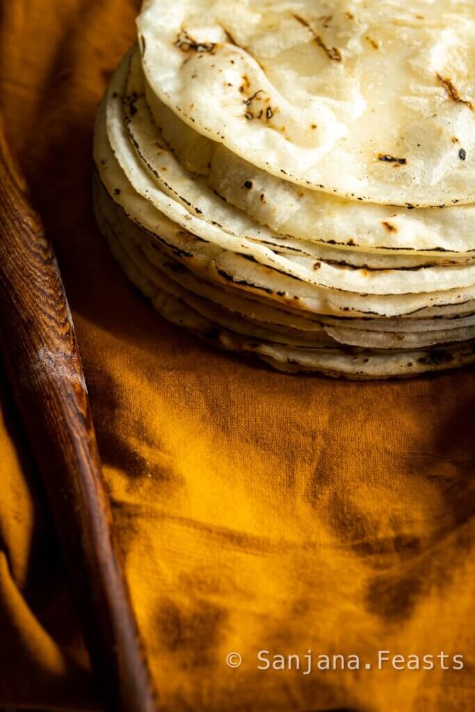 An easy recipe for gluten free wheat free roti
