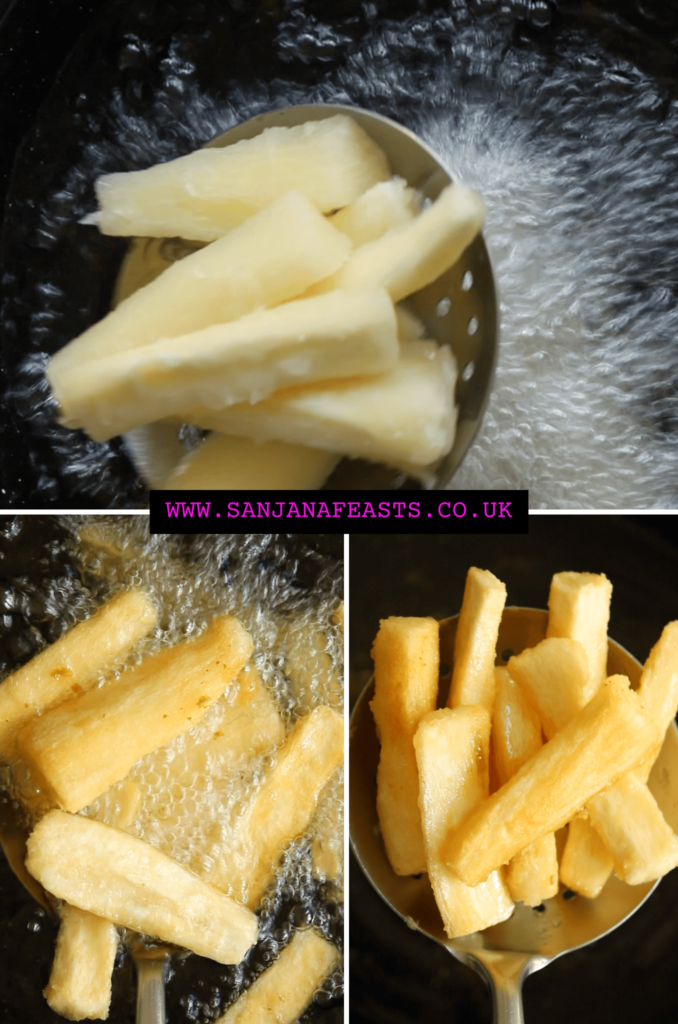 Cassava fries or yuca fries