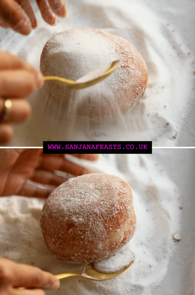 How to make a sugar coating for doughnuts