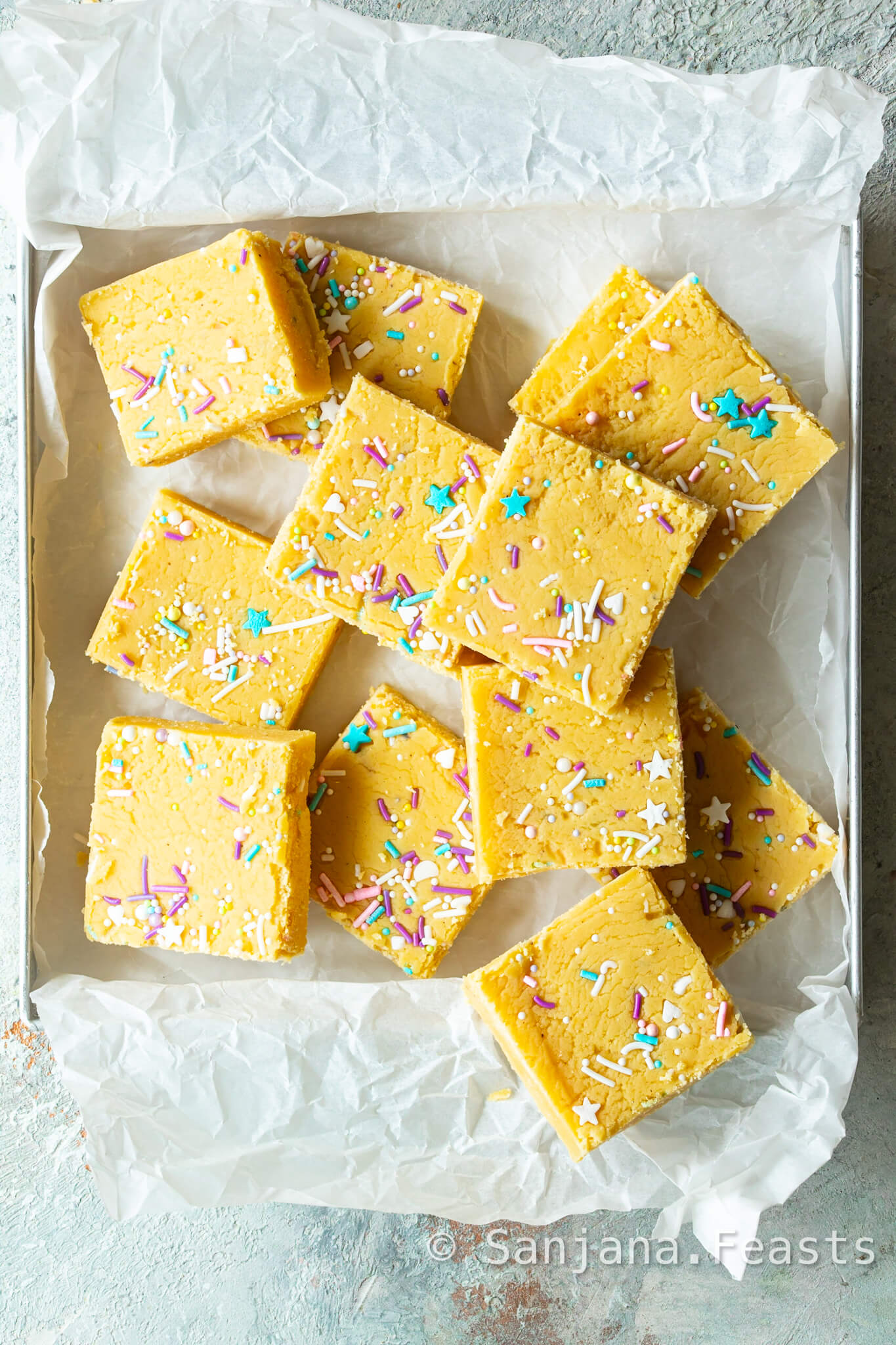How to make easy Barfi with ice cream