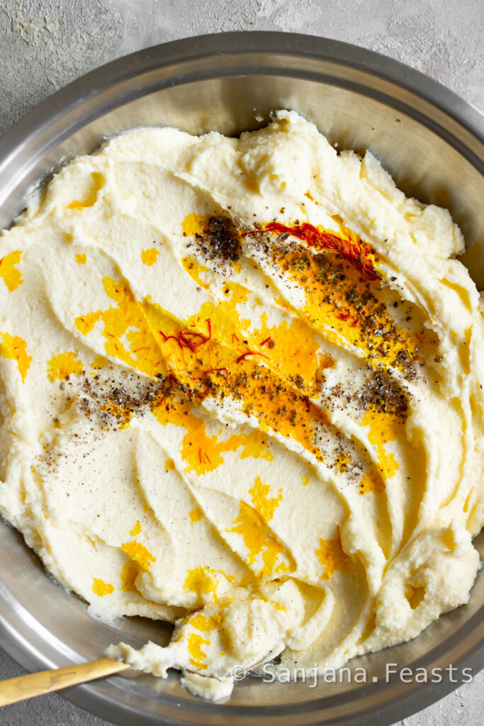 Saffron for shrikhand indian sweet yogurt