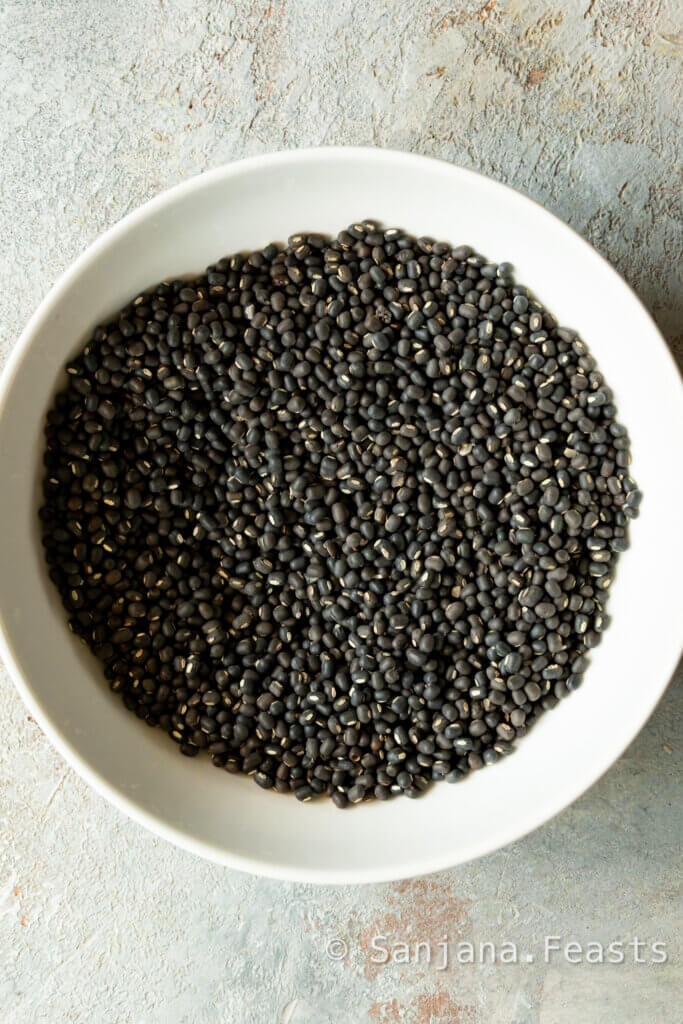 Black lentils for dal makhani urad or black gram