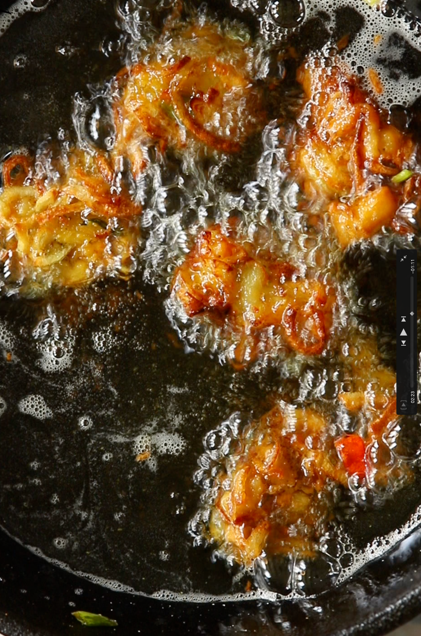 How to cook onion bhajis