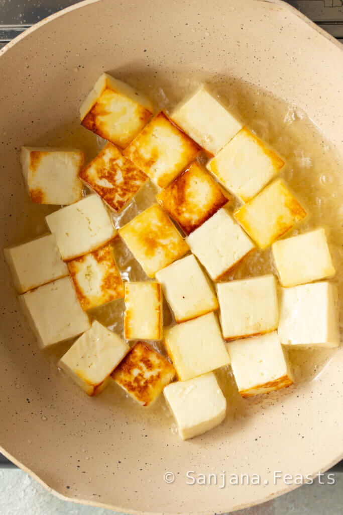 fry the cheese