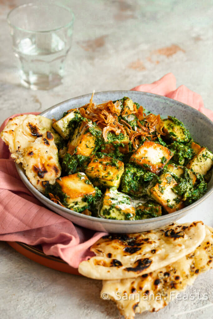how to make indian palak paneer