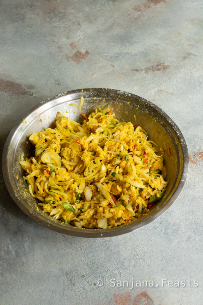 onion bhaji mixture