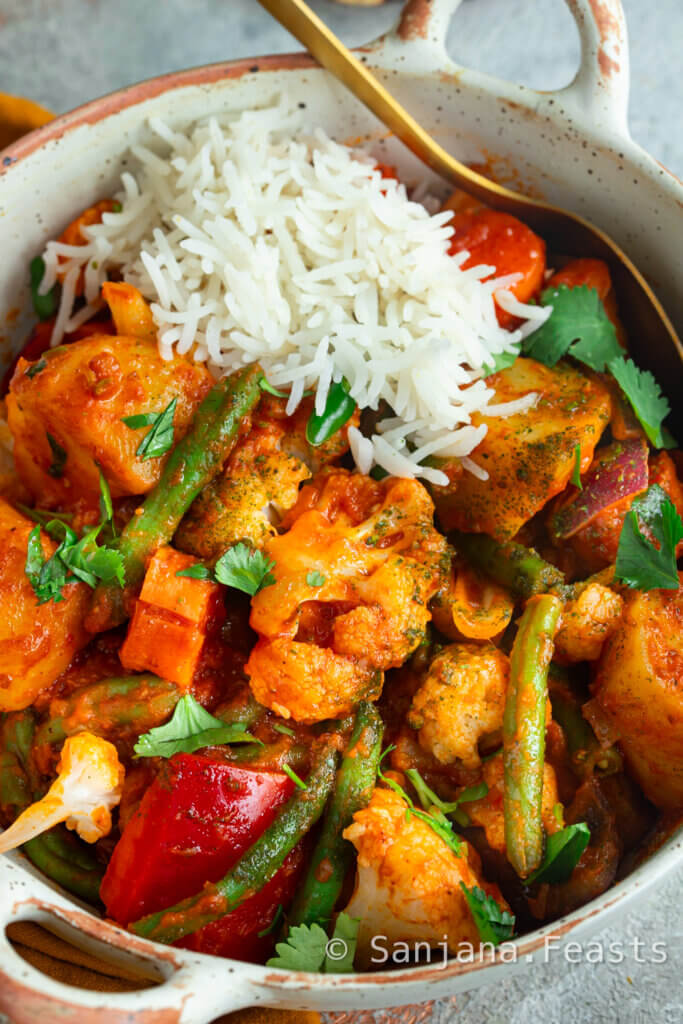 Indian vegetable curry