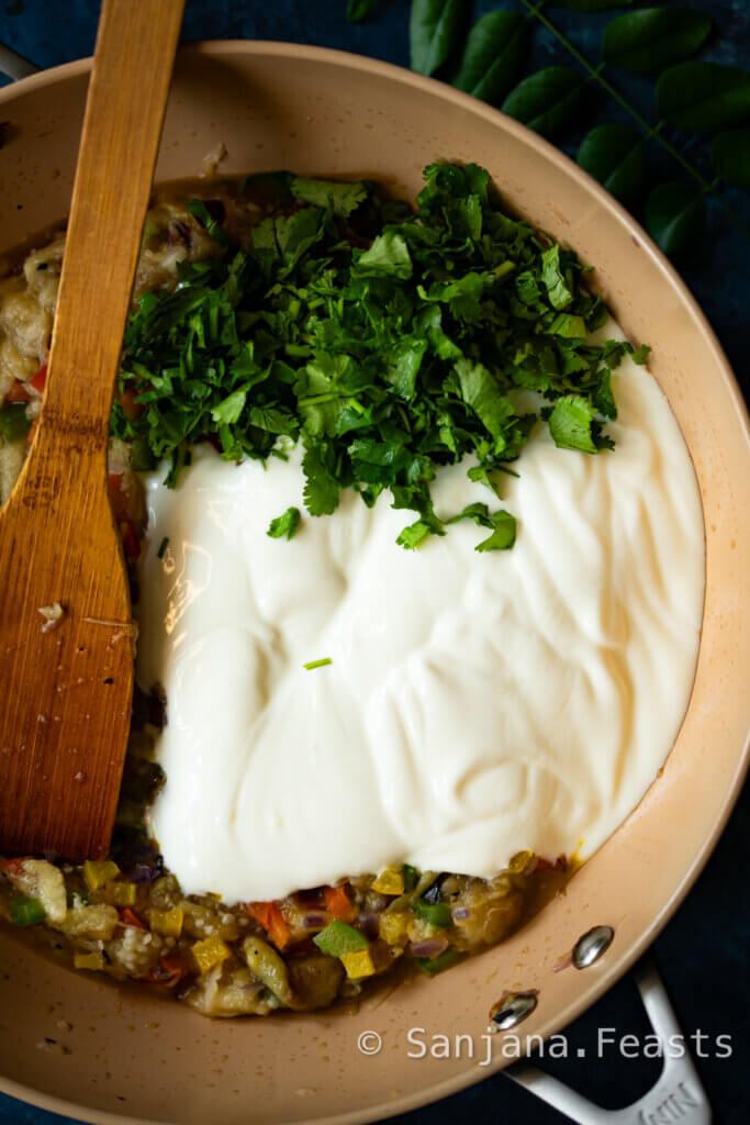 add the yoghurt
